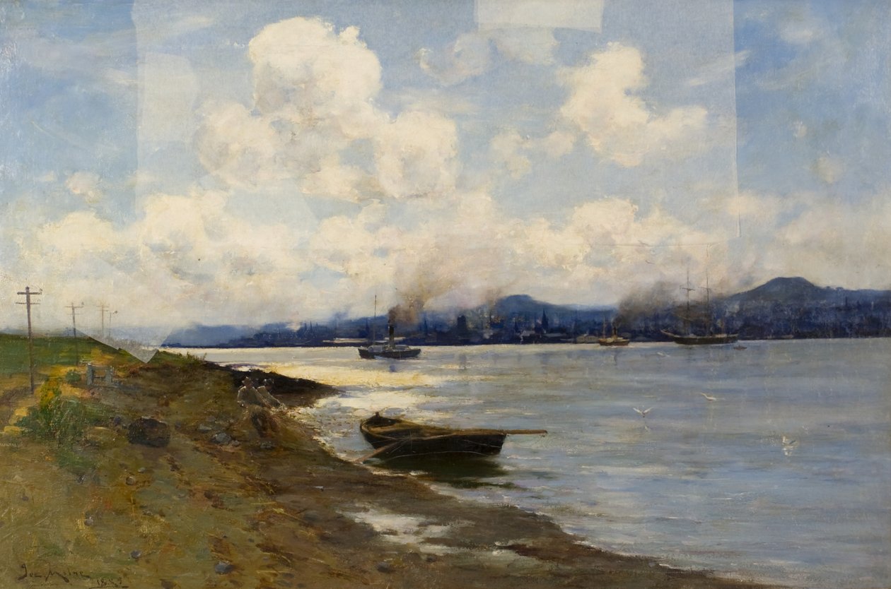 Dundee från Tayport av Joseph Milne