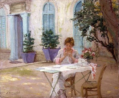 Frukost på terrassen av Joseph Milner Kite