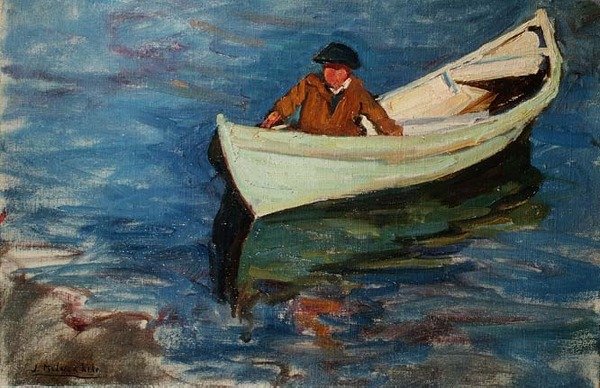 Den lilla roddbåten av Joseph Milner Kite