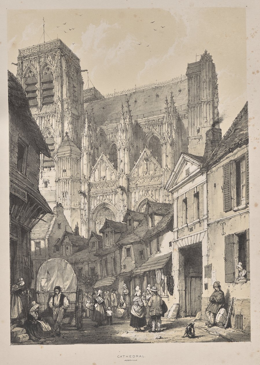 Medeltidens arkitektur: katedralen, Abbeville av Joseph Nash