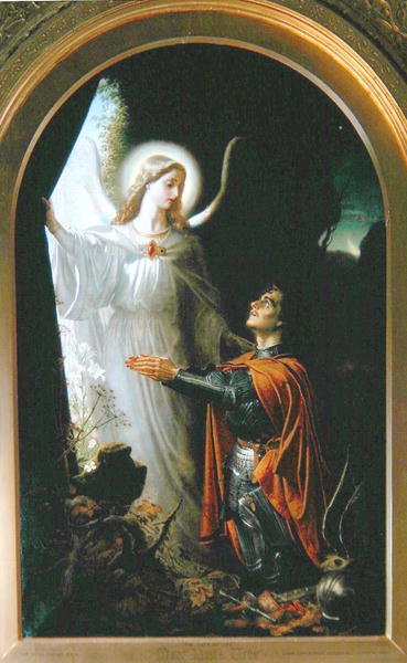 Death the Gateway to Life (olja på duk) av Joseph Noel Paton