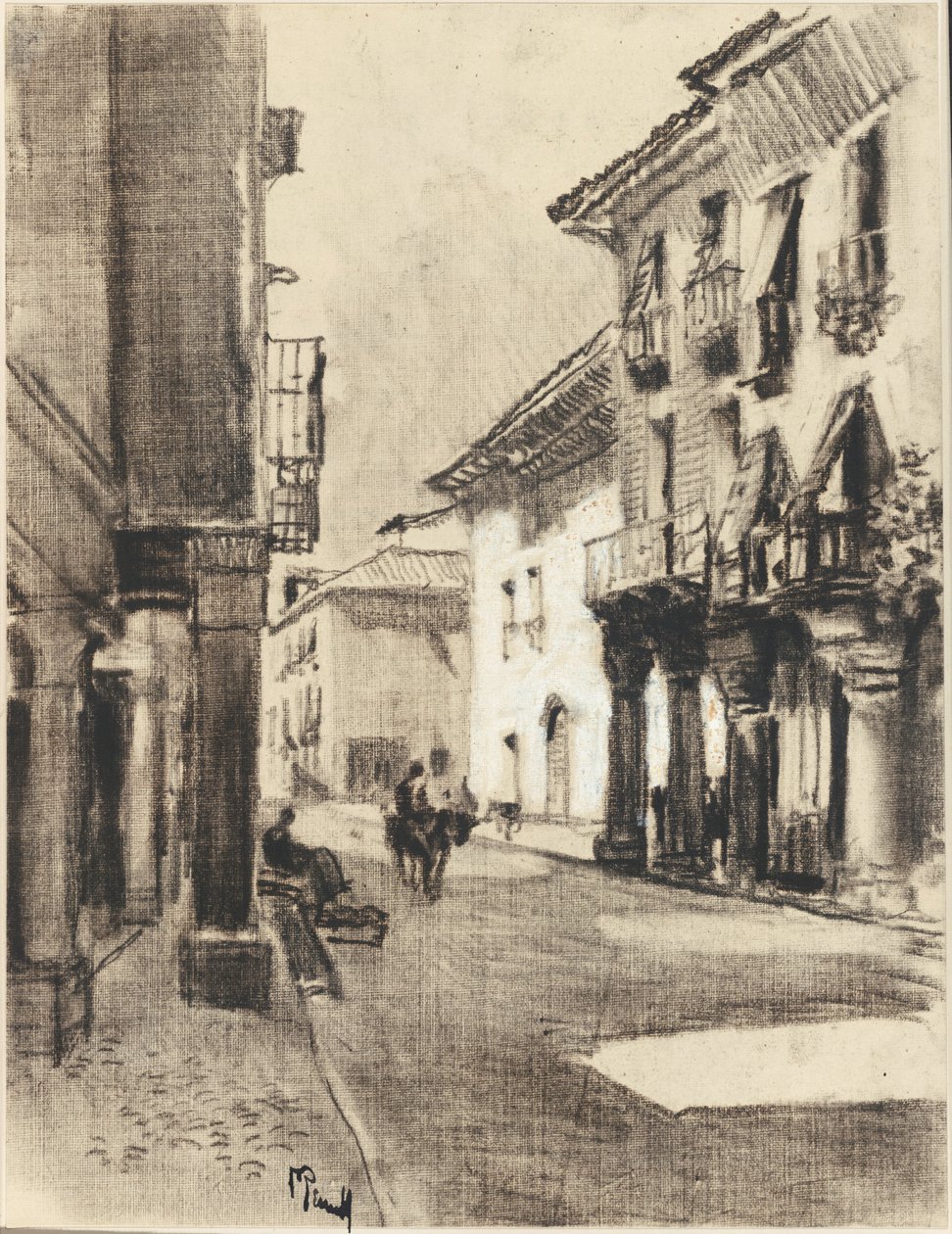 Calle borgmästare Alcala av Joseph Pennell
