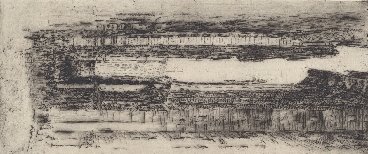 Canyon, nr III, 1904. av Joseph Pennell