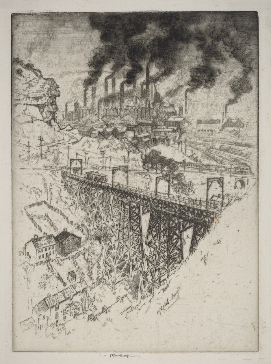 Edgar Thomson-verken, Bessemer av Joseph Pennell