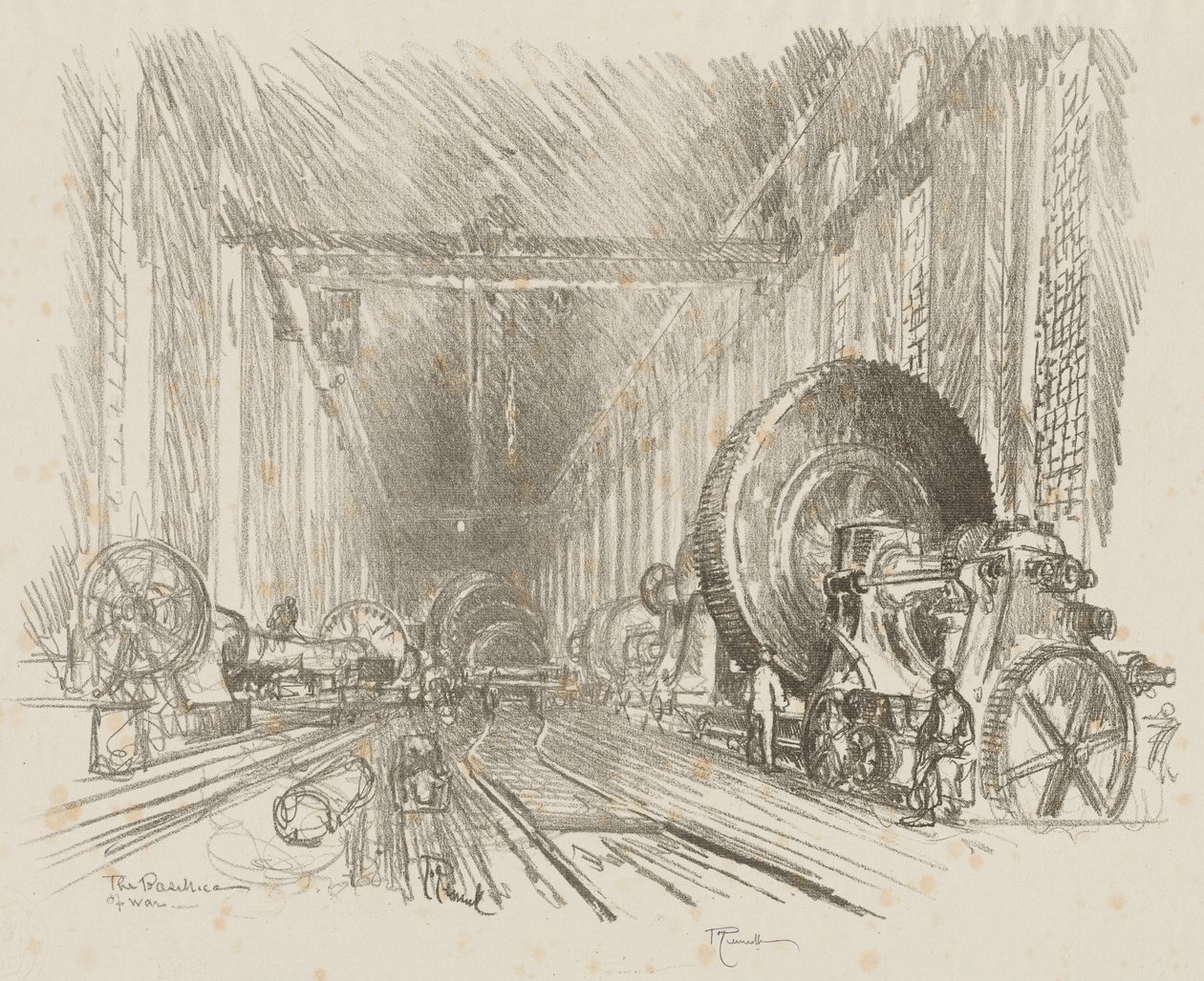English War Work: The Basilica of War av Joseph Pennell