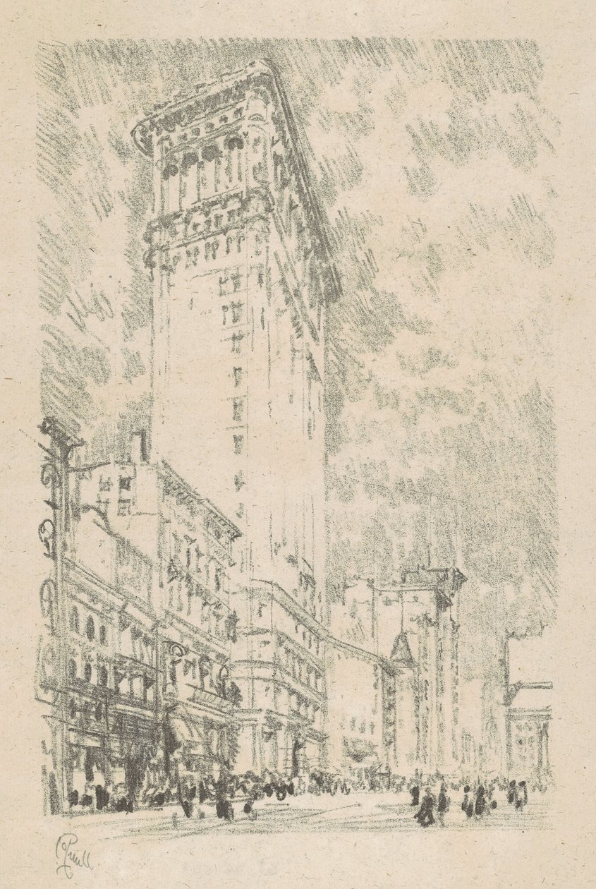 Flatiron Building av Joseph Pennell
