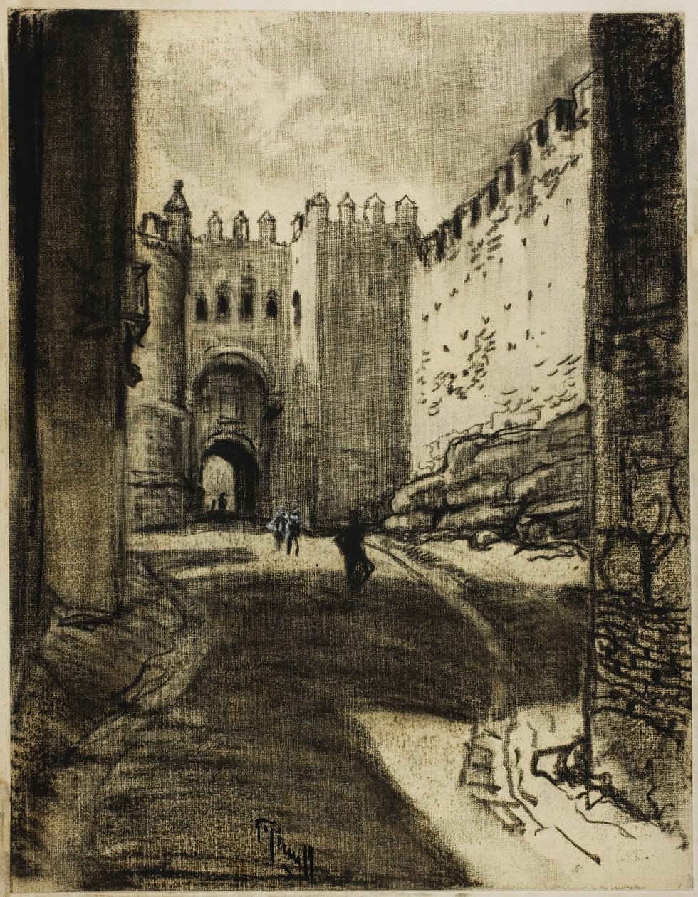 Gateway, Segovia av Joseph Pennell