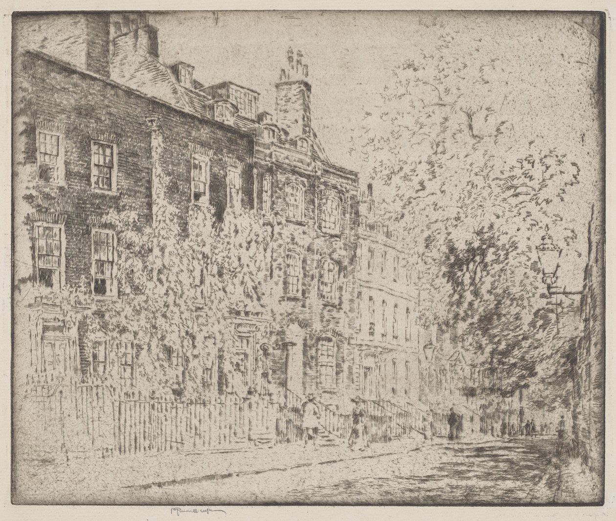 Great College Street, Westminster av Joseph Pennell