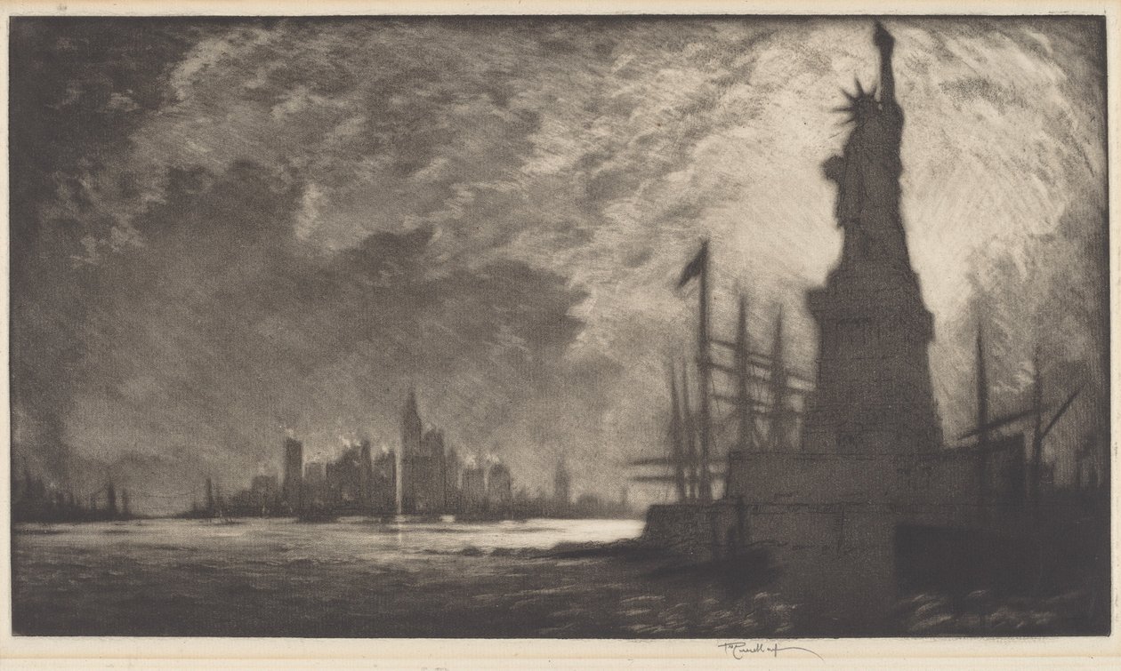 Hejdå Amerika av Joseph Pennell