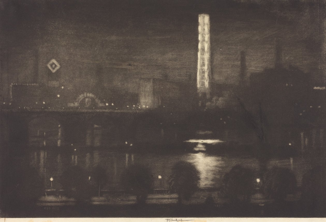Londonnatt, whisky och te av Joseph Pennell