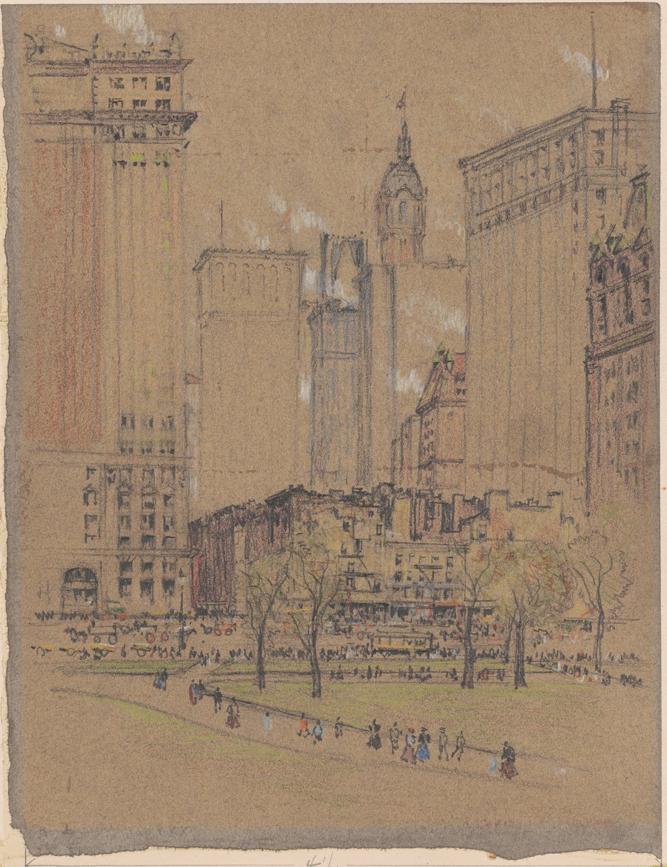 New York, det gamla och det nya av Joseph Pennell