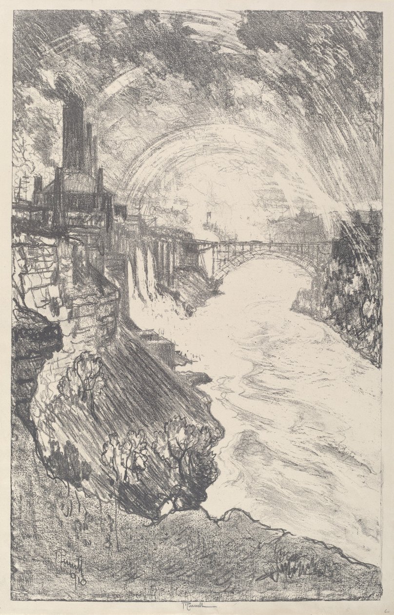 Niagara regnbågar av Joseph Pennell