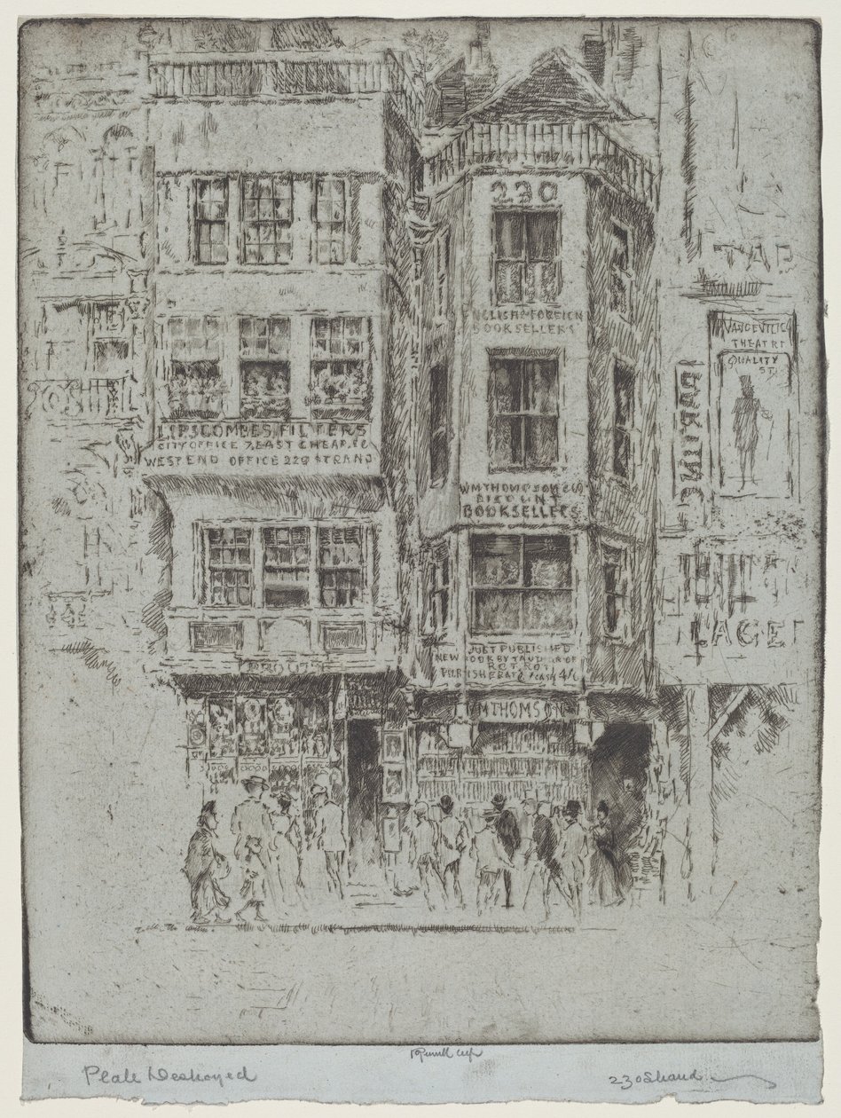 Nr 230 Strand av Joseph Pennell