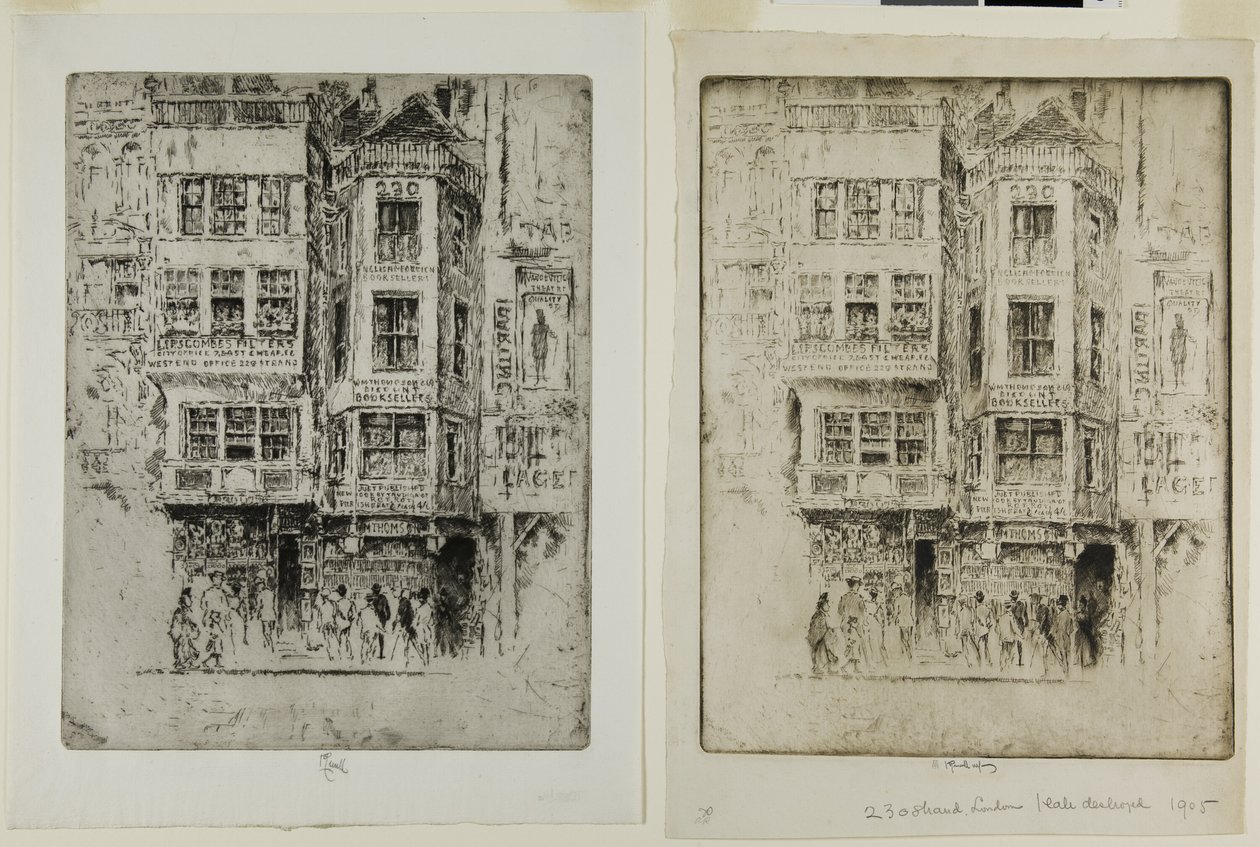Nr 230 Strand av Joseph Pennell