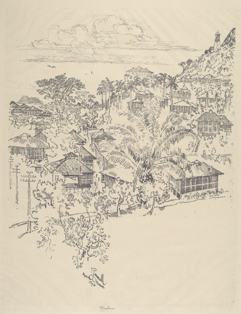 Officiell Ancon, 1912. av Joseph Pennell