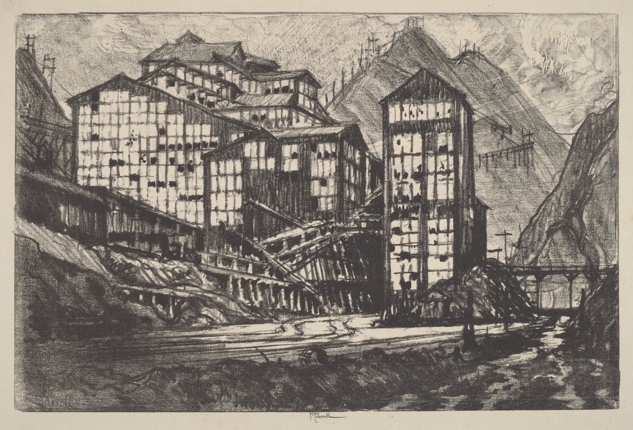 Old Million Eyes av Joseph Pennell