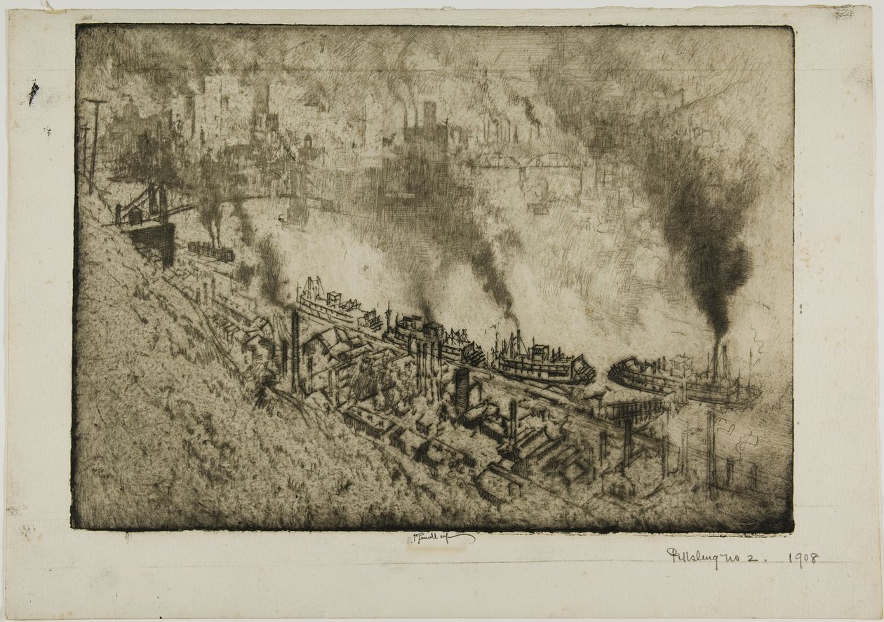 Pittsburgh, nej. Och av Joseph Pennell