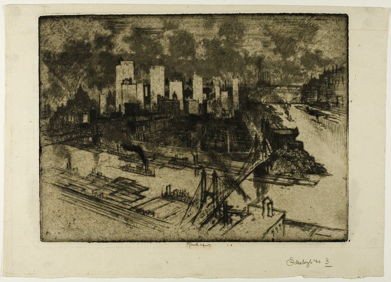 Pittsburgh, nr 3 av Joseph Pennell