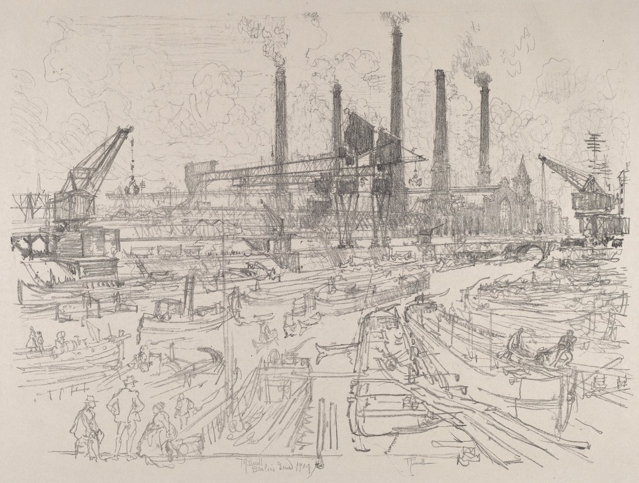 Kraftverk, Berlin av Joseph Pennell