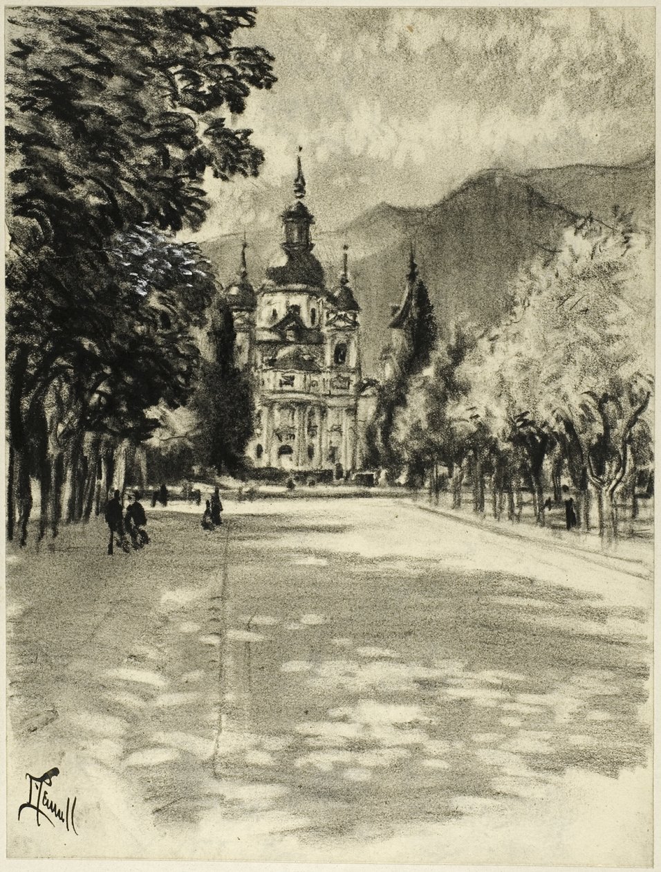 Sankt Ildefonso av Joseph Pennell