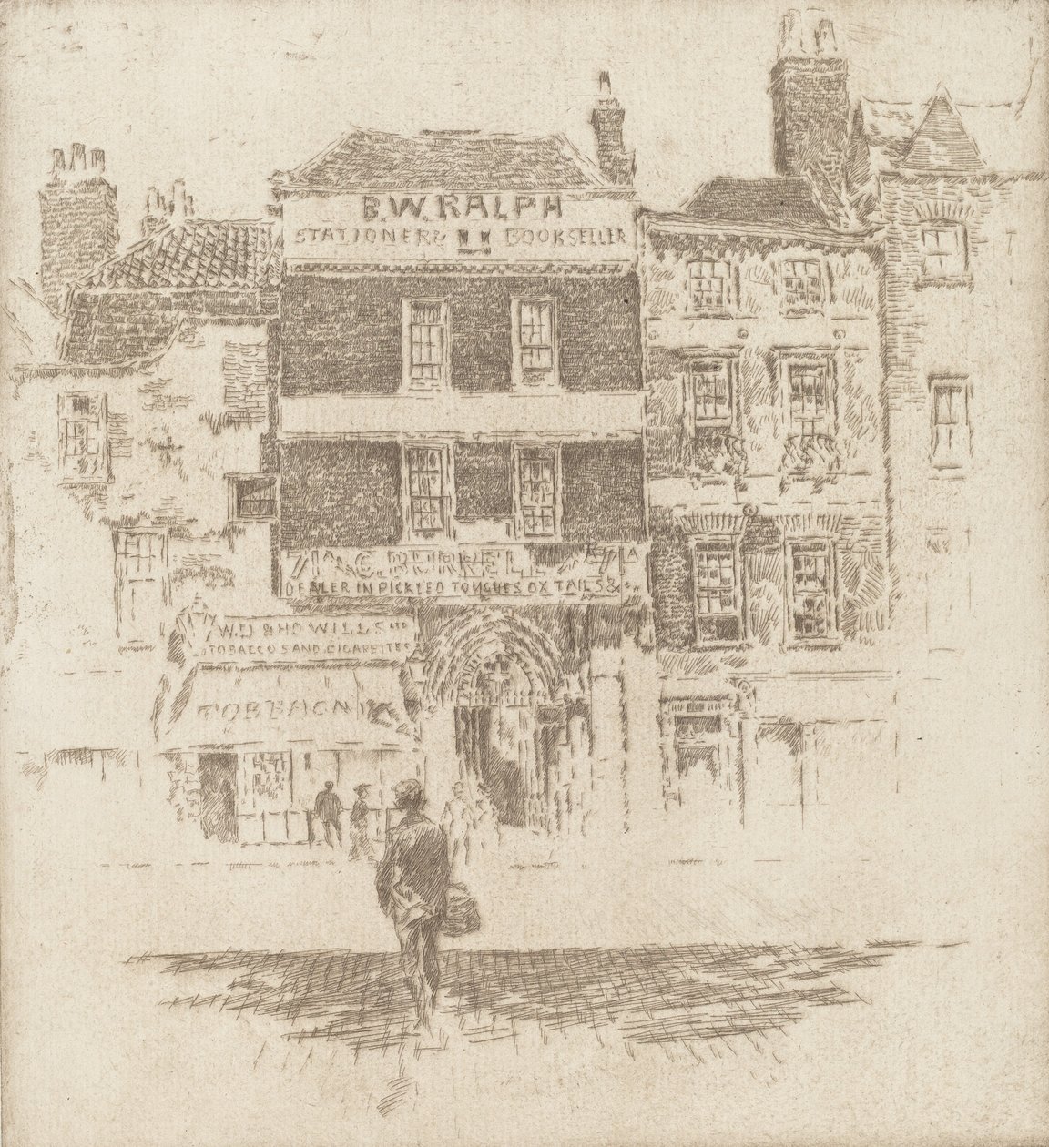 S:t Bartolomeusporten, 1907. av Joseph Pennell