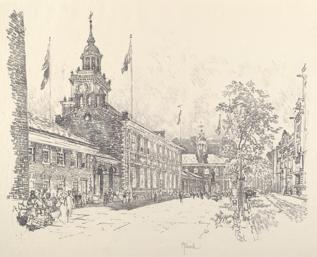 Statliga byggnader av Joseph Pennell