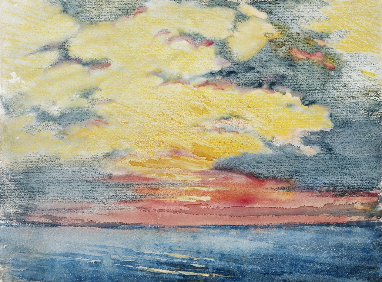 Solnedgång, Acapulco av Joseph Pennell