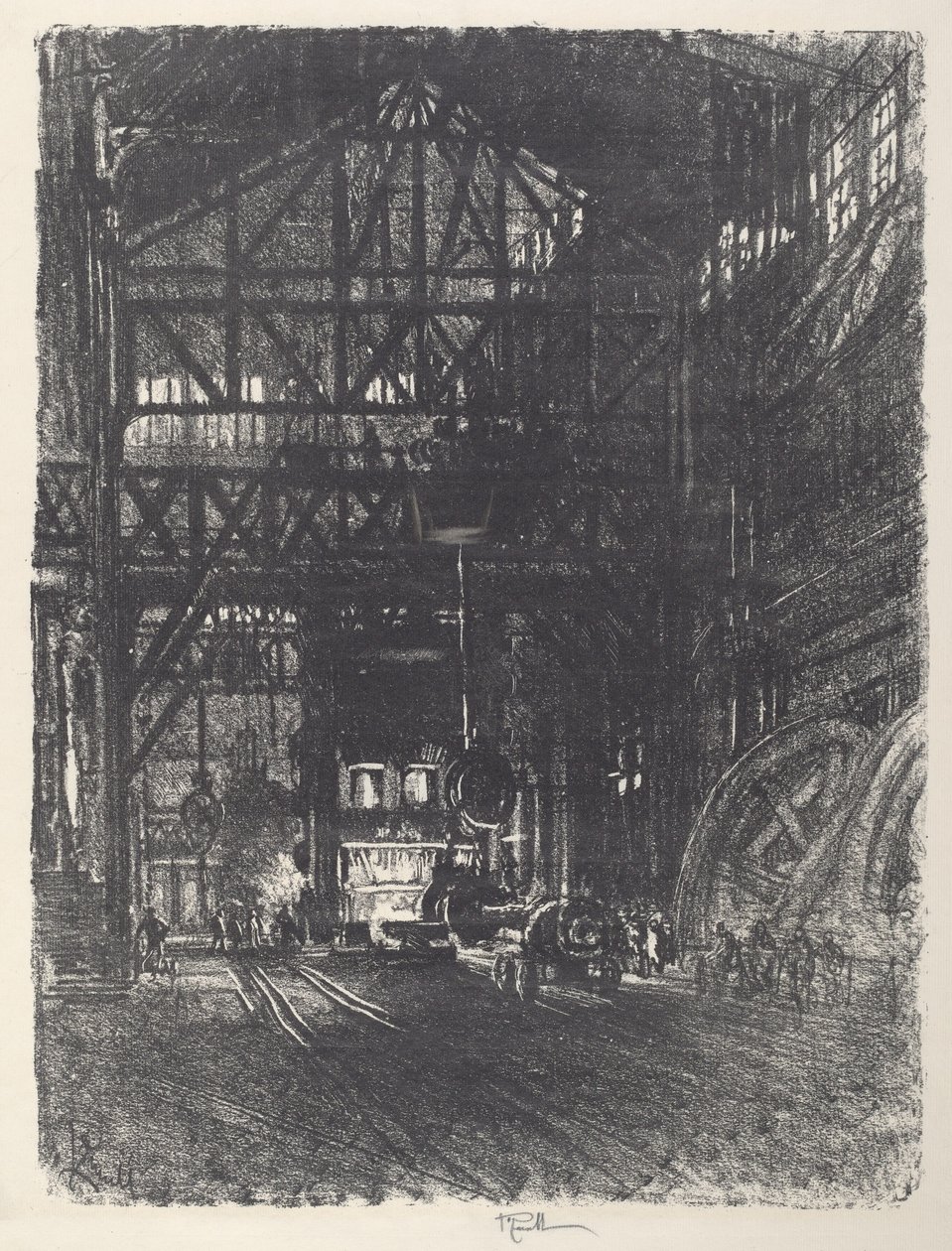 The Armour Plate Press, 1917. av Joseph Pennell