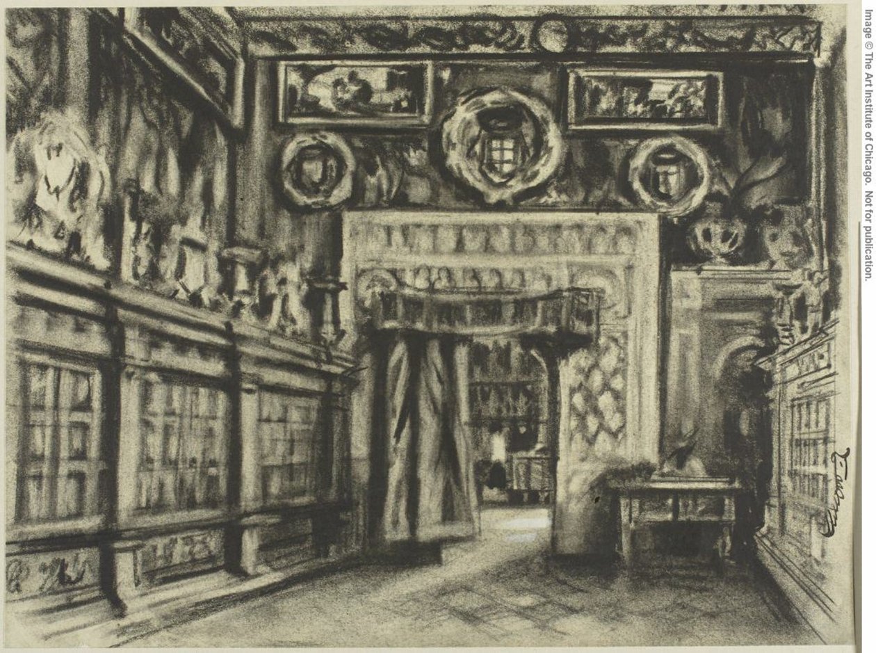 Kapitelhuset, Toledo-katedralen av Joseph Pennell