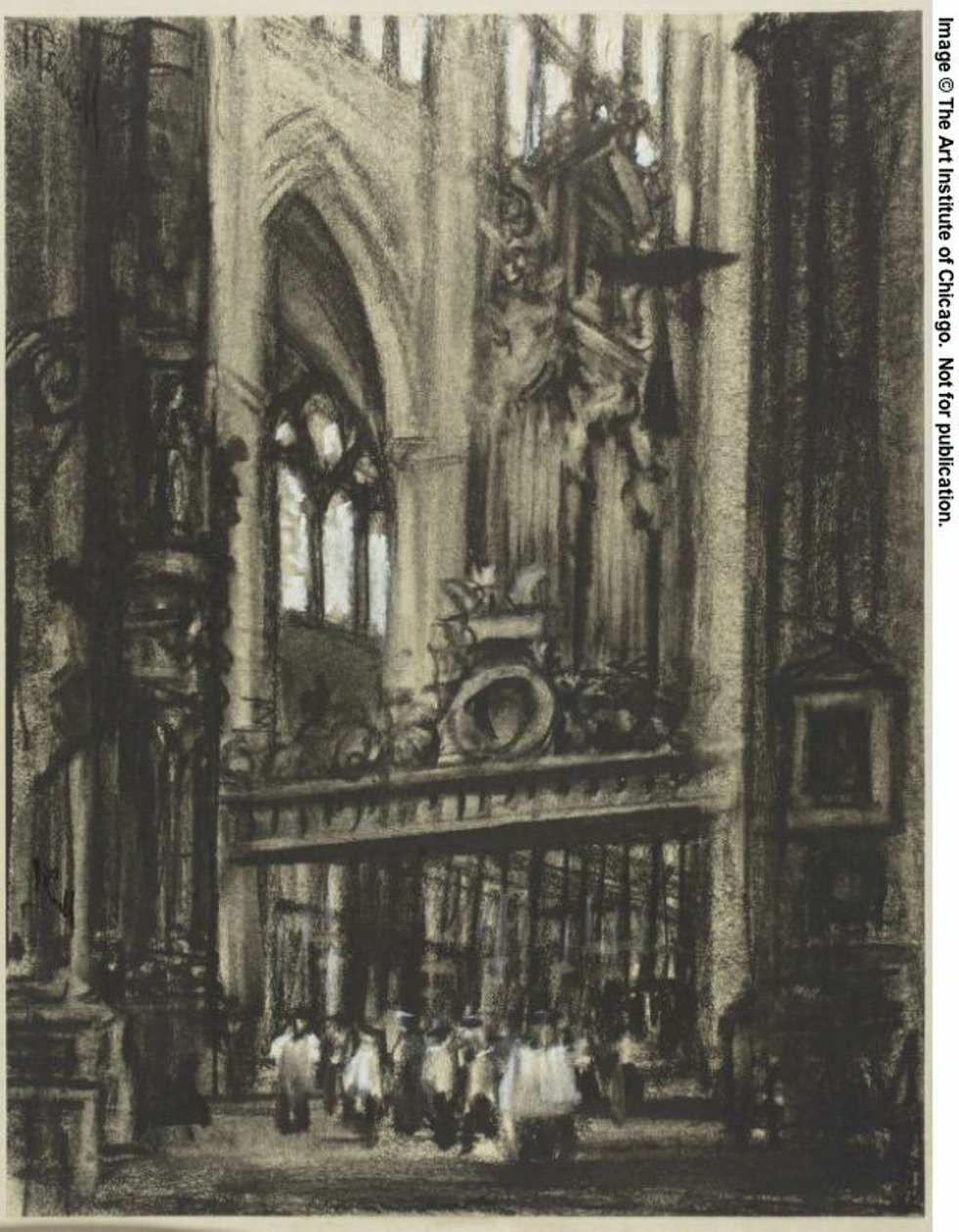 Kören, Toledo av Joseph Pennell