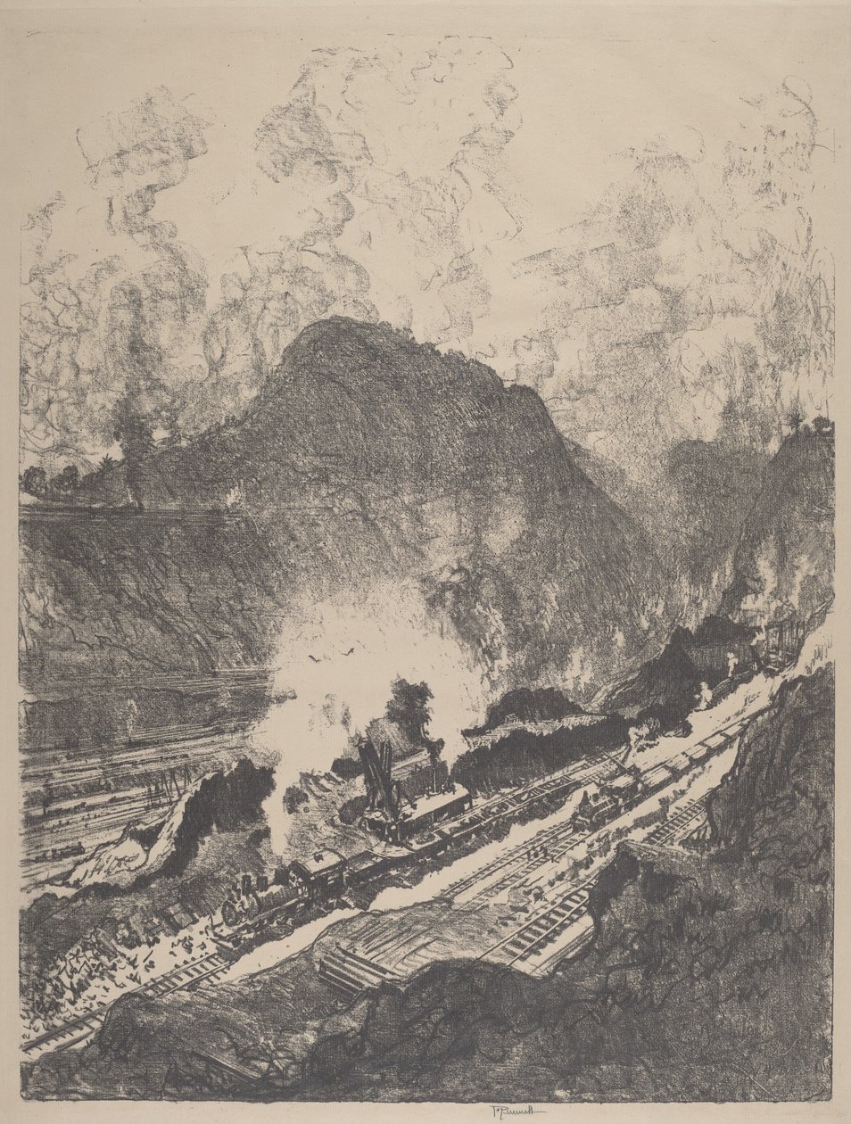 Snittet från Culebra av Joseph Pennell