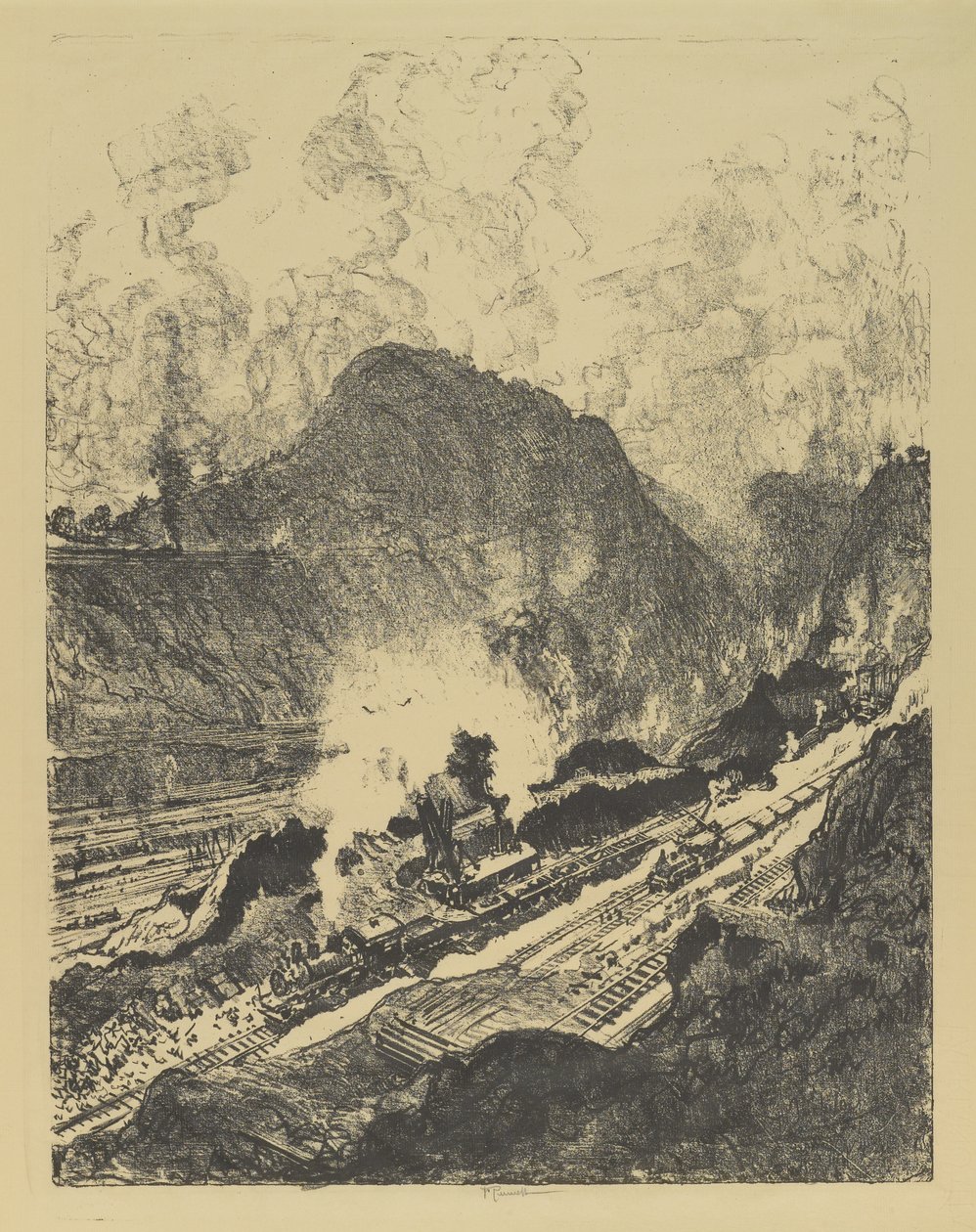Snittet från Culebra av Joseph Pennell