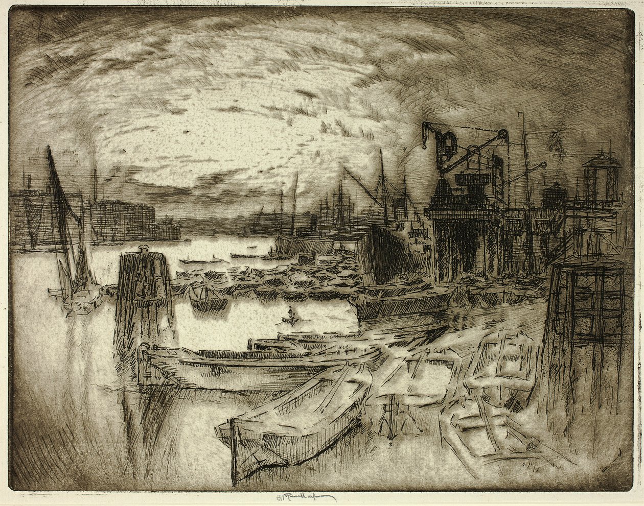 Dockhuvudet av Joseph Pennell