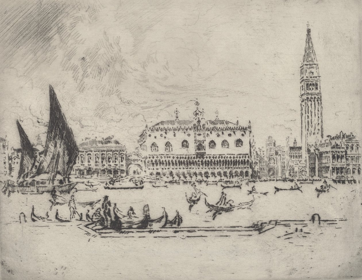 Dogepalatset, 1883. av Joseph Pennell
