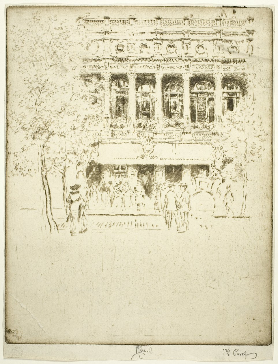 Garrickteatern av Joseph Pennell