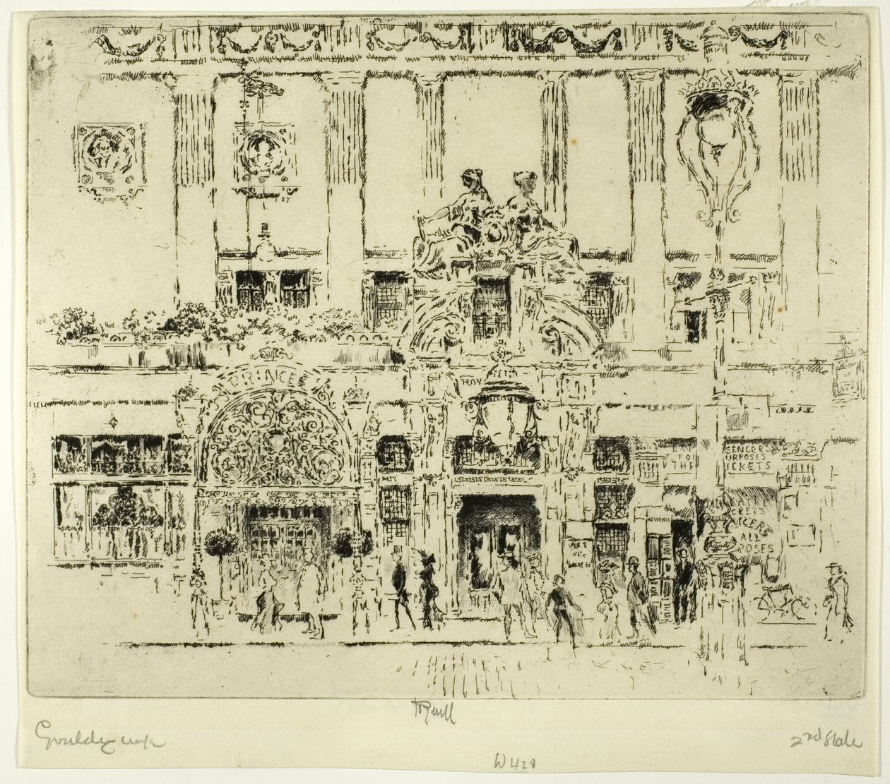 Institutet, Piccadilly av Joseph Pennell