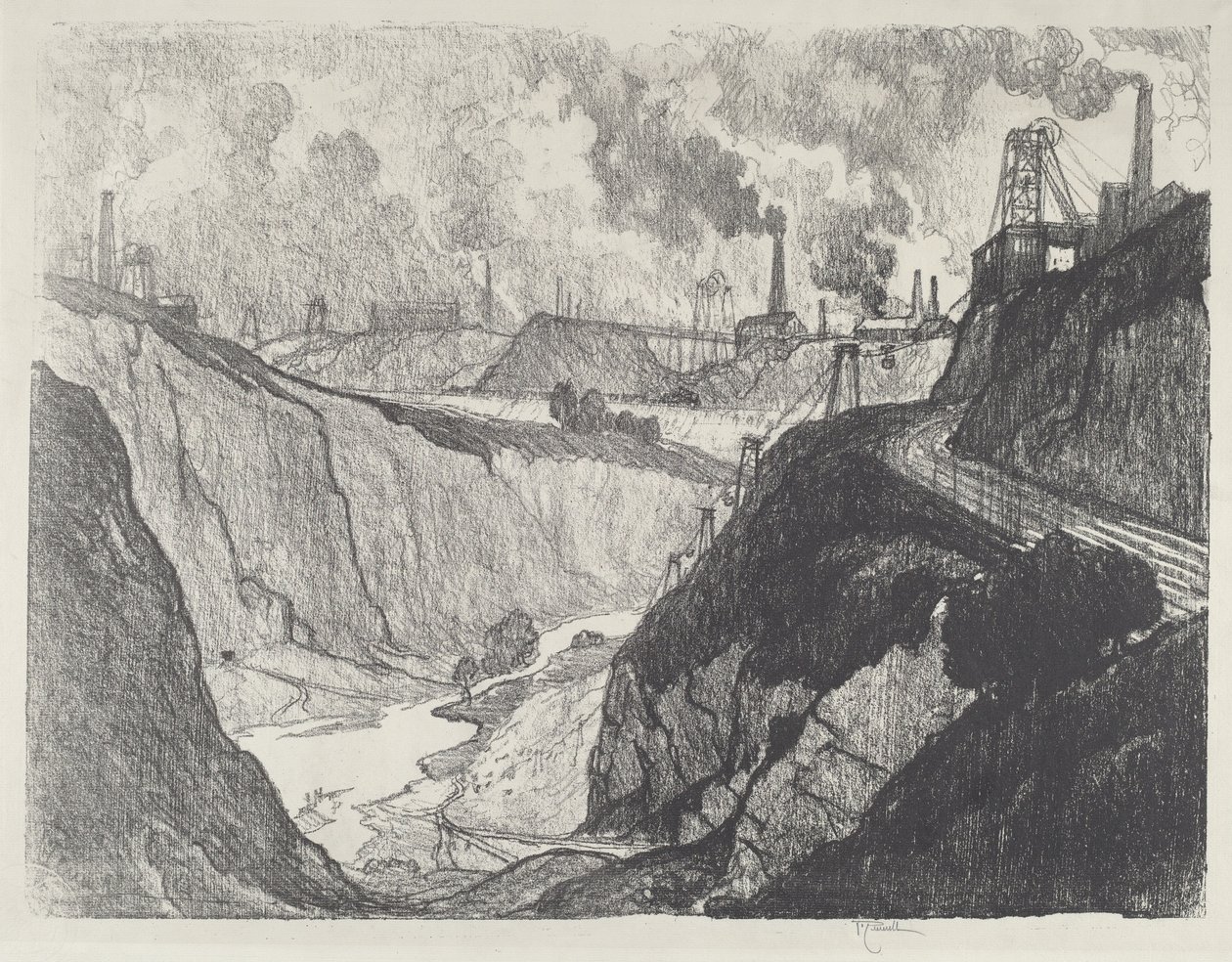 Järngruvan av Joseph Pennell