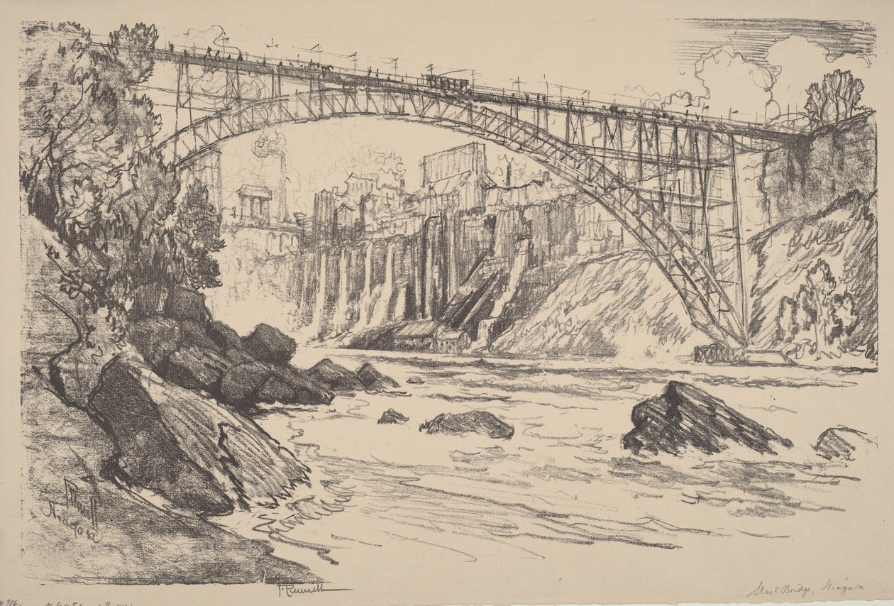 Stålbron av Joseph Pennell