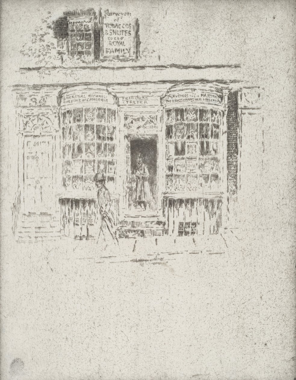 Tobaksaffären, 1903. av Joseph Pennell