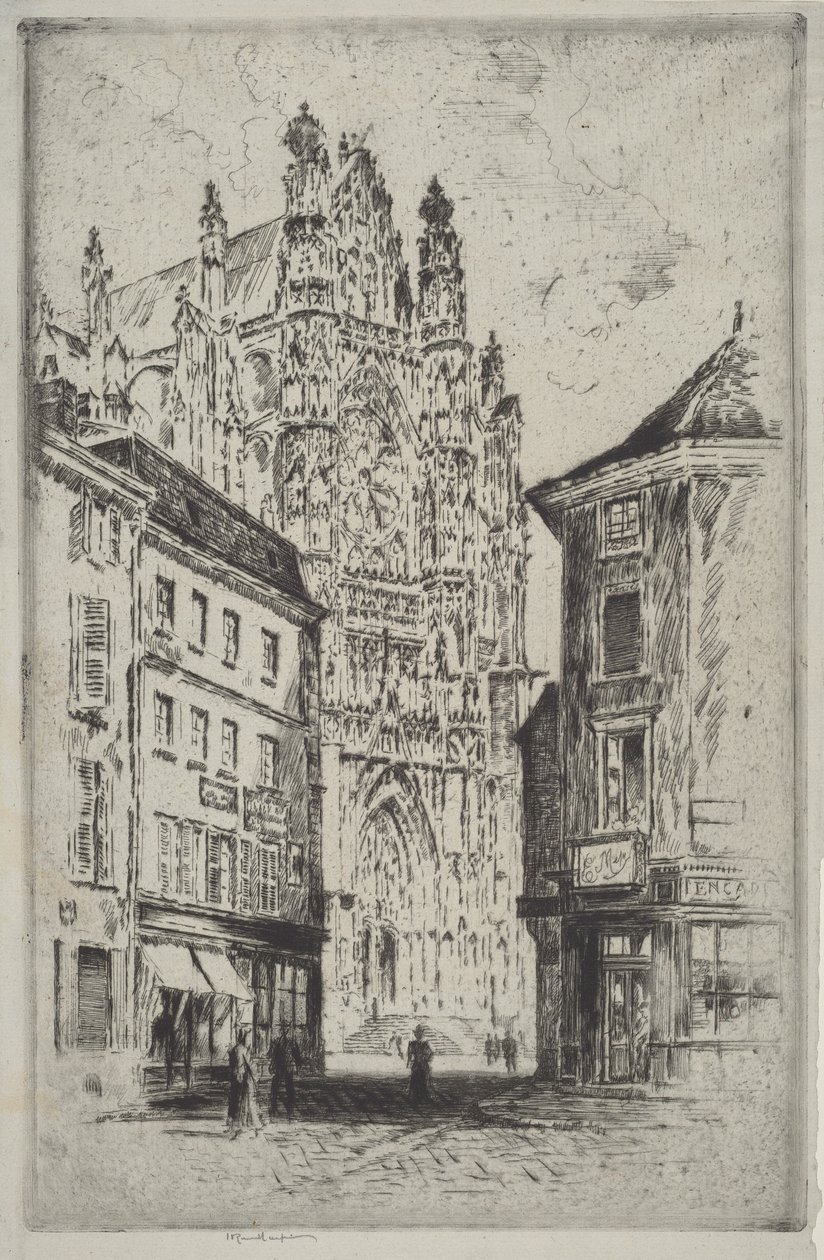 Tvärskeppet, Beauvais av Joseph Pennell