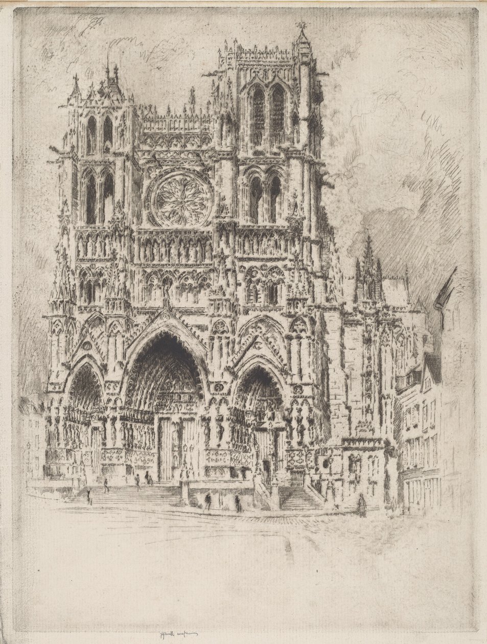 Västfronten, Amiens av Joseph Pennell
