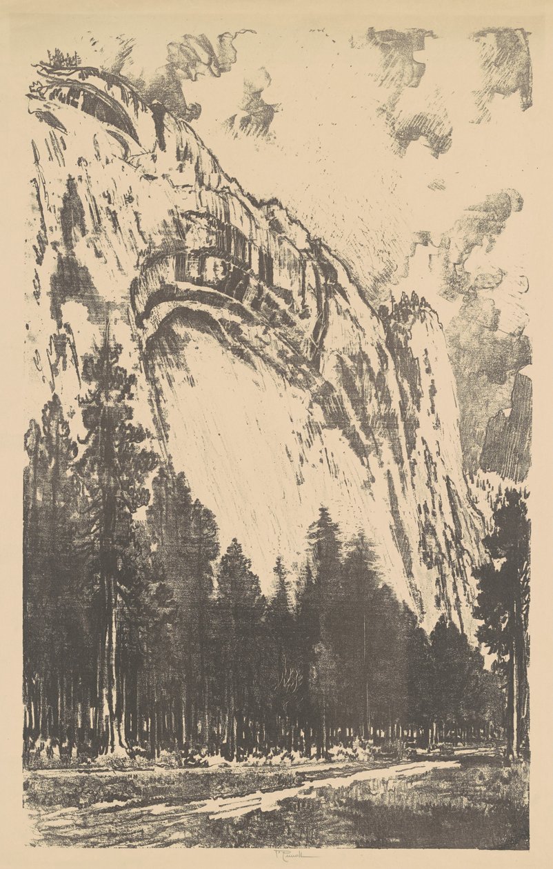 Yosemite Valley, 1912. av Joseph Pennell