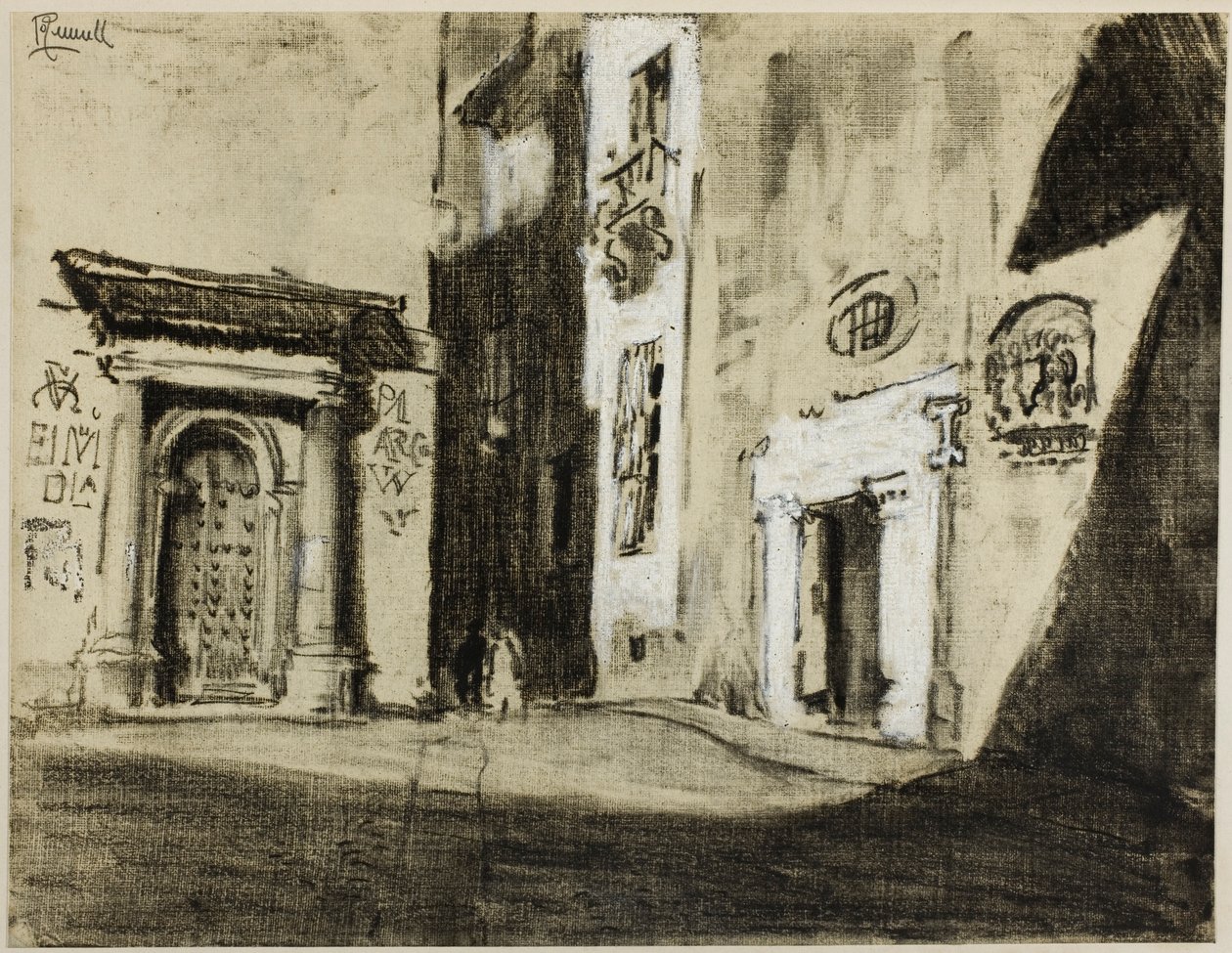 Toledos gator av Joseph Pennell