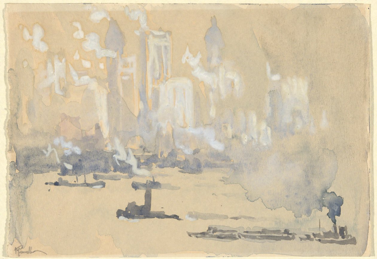 Bogserbåtar av Joseph Pennell