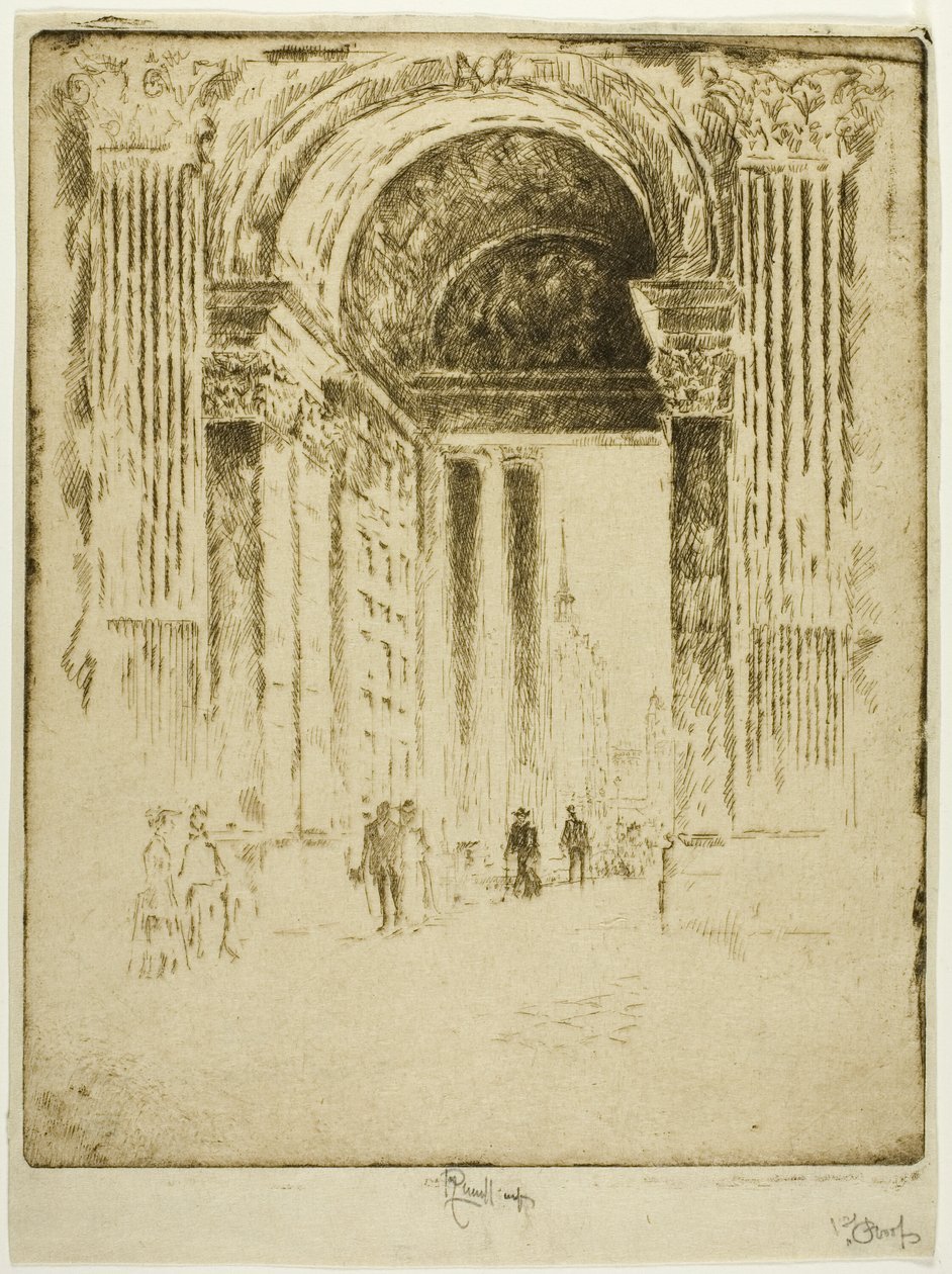 Västra dörren, St Paul