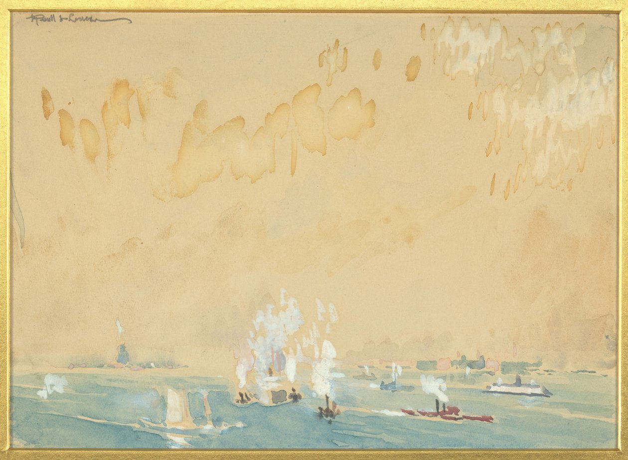 Windiges Wetter av Joseph Pennell