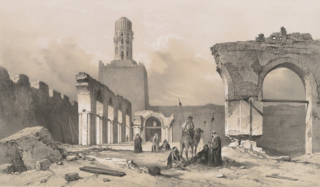14. El Hakem-moskén, Kairo, 1843. av Joseph Philibert Girault De Prangey