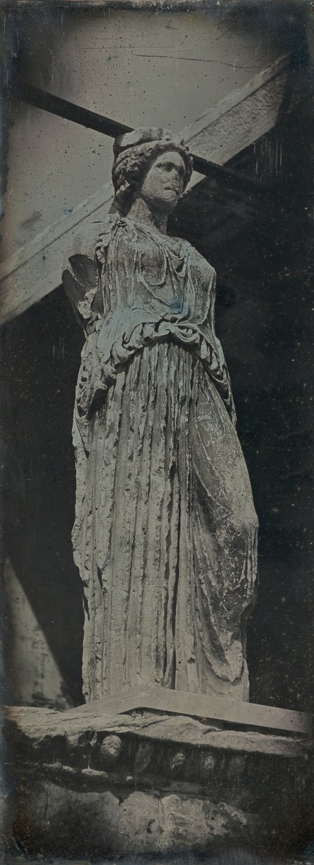 Caryatid, Erechtheion, Aten, 1842. av Joseph Philibert Girault De Prangey