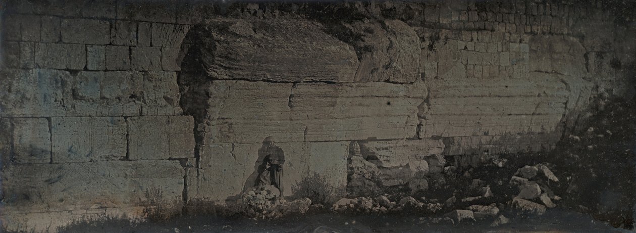 Robinsons båge, Jerusalem, 1842-44. av Joseph Philibert Girault De Prangey