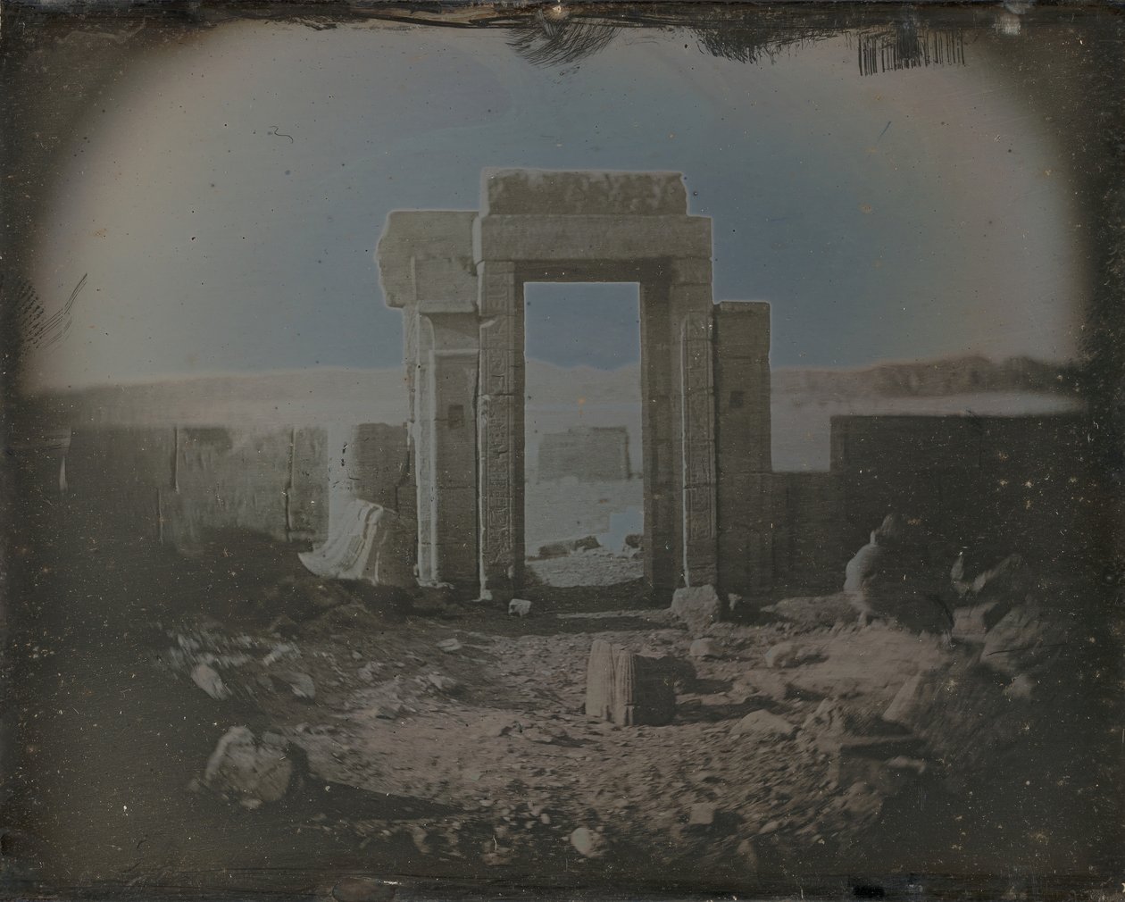 Horus tempel, Edfu, 1842-44. av Joseph Philibert Girault De Prangey